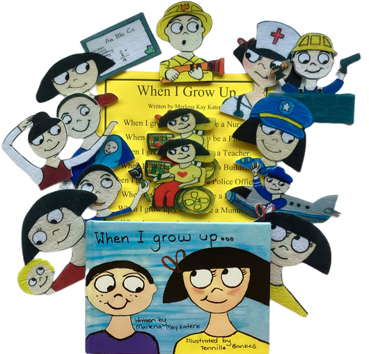 When i Grow up Book and felt set
