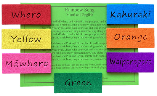 Colours New Zealand Māori and English