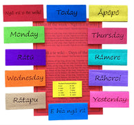 Days of the week New Zealand/English