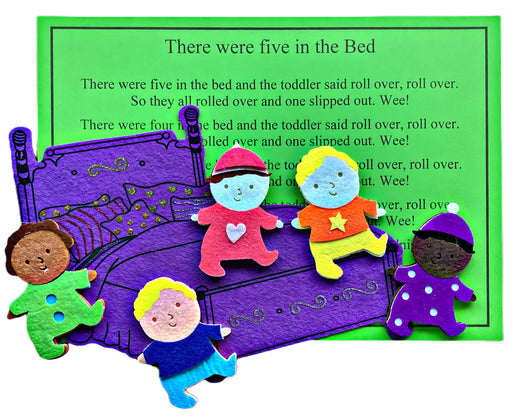 Five Toddlers In The Bed