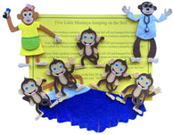 Monkeys Jumping on the bed