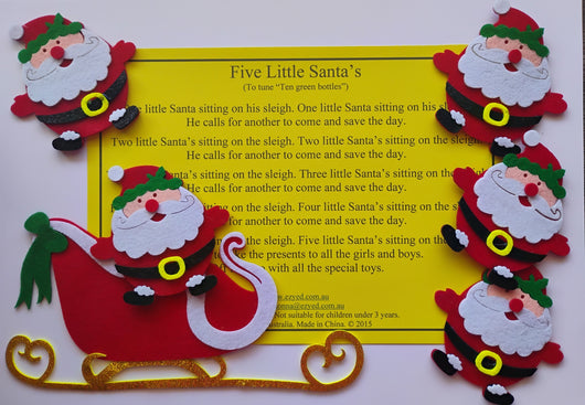 5 Little santa's