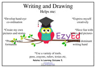 Writing and Drawing Digital Download Poster