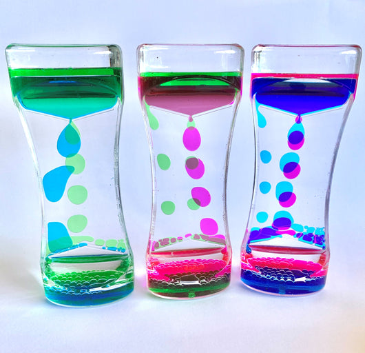 Sensory Bubble Liquid Timers Set of 4